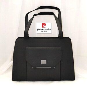 Pierre Cardin Genuine Leather Black Women’s Business Messenger Shoulder Bag Tote